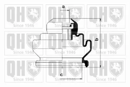 Комплект пылника, приводной вал QUINTON HAZELL купить