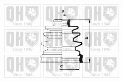 Комплект пылника, приводной вал QUINTON HAZELL купить