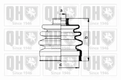 Комплект пылника, приводной вал QUINTON HAZELL купить