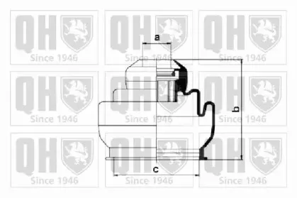 Комплект пылника, приводной вал QUINTON HAZELL купить