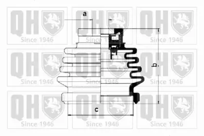 Комплект пылника, приводной вал QUINTON HAZELL купить