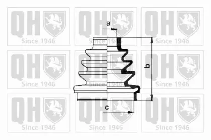 Комплект пылника, приводной вал QUINTON HAZELL купить