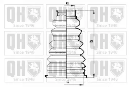 Комплект пылника, приводной вал QUINTON HAZELL купить