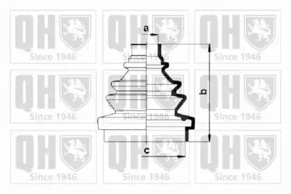 Комплект пылника, приводной вал QUINTON HAZELL купить