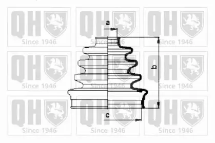 Комплект пылника, приводной вал QUINTON HAZELL купить
