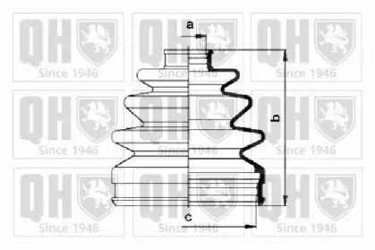 Комплект пылника, приводной вал QUINTON HAZELL купить