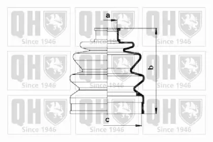 Комплект пылника, приводной вал QUINTON HAZELL купить
