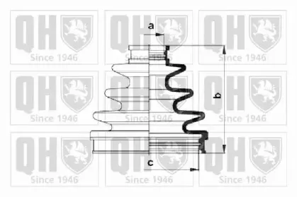 Комплект пылника, приводной вал QUINTON HAZELL купить