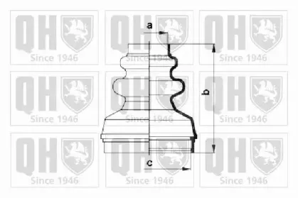 Комплект пылника, приводной вал QUINTON HAZELL купить
