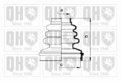 Комплект пылника, приводной вал QUINTON HAZELL купить
