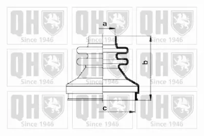 Комплект пылника, приводной вал QUINTON HAZELL купить