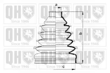 Комплект пылника, приводной вал QUINTON HAZELL купить