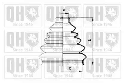 Комплект пылника, приводной вал QUINTON HAZELL купить