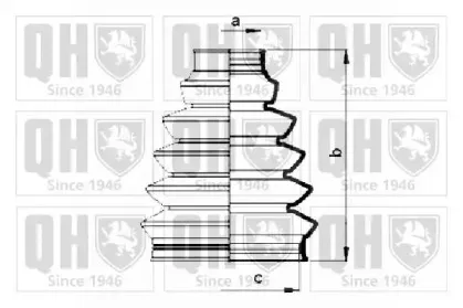 Комплект пылника, приводной вал QUINTON HAZELL купить
