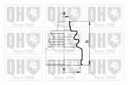 Комплект пылника, приводной вал QUINTON HAZELL купить