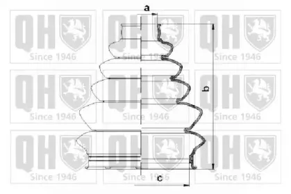 Комплект пылника, приводной вал QUINTON HAZELL купить