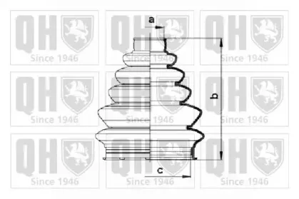 Комплект пылника, приводной вал QUINTON HAZELL купить