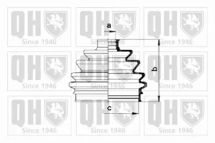 Комплект пылника, приводной вал QUINTON HAZELL купить