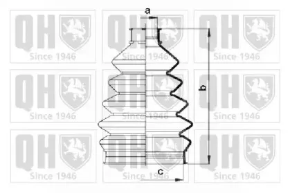 Комплект пылника, приводной вал QUINTON HAZELL купить