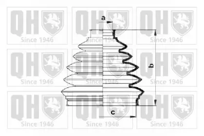 Комплект пылника, приводной вал QUINTON HAZELL купить
