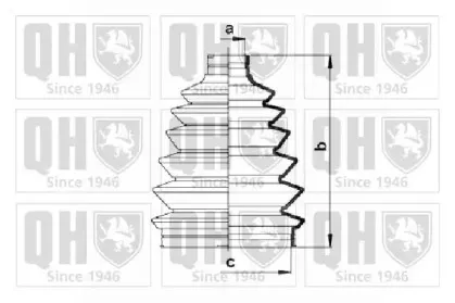 Комплект пылника, приводной вал QUINTON HAZELL купить
