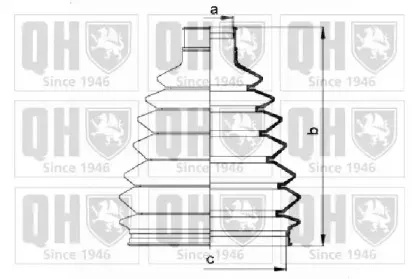 Комплект пылника, приводной вал QUINTON HAZELL купить