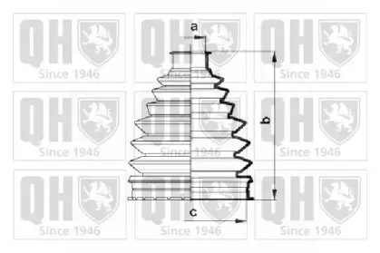 Комплект пылника, приводной вал QUINTON HAZELL купить