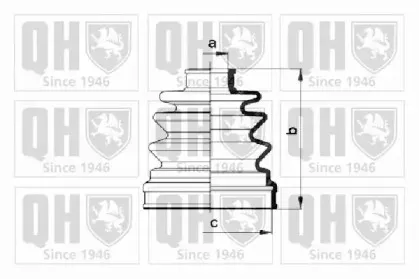 Комплект пылника, приводной вал QUINTON HAZELL купить