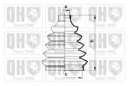 Комплект пылника, приводной вал QUINTON HAZELL купить