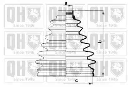 Комплект пылника, приводной вал QUINTON HAZELL купить