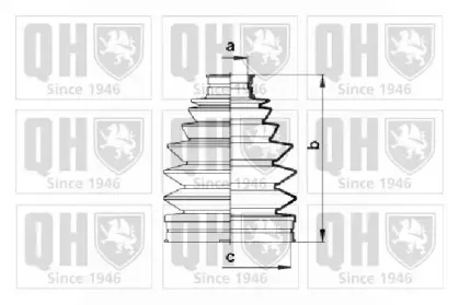 Комплект пылника, приводной вал QUINTON HAZELL купить