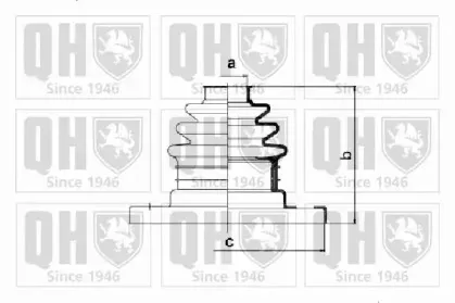 Комплект пылника, приводной вал QUINTON HAZELL купить