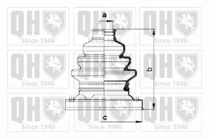 Комплект пылника, приводной вал QUINTON HAZELL купить
