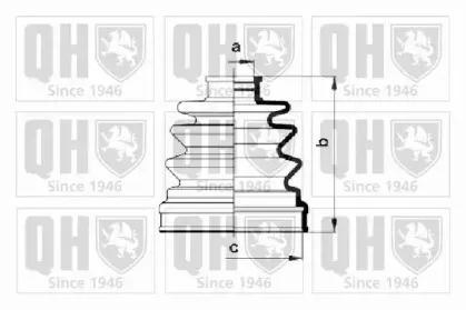 Комплект пылника, приводной вал QUINTON HAZELL купить