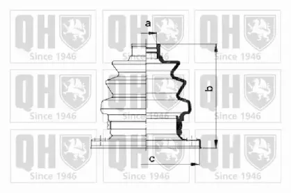 Комплект пылника, приводной вал QUINTON HAZELL купить