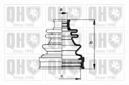Комплект пылника, приводной вал QUINTON HAZELL купить