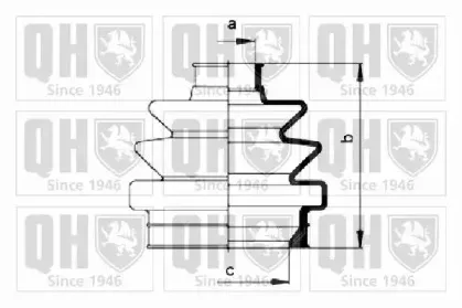 Комплект пылника, приводной вал QUINTON HAZELL купить