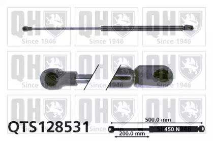 Газовая пружина, крышка багажник QUINTON HAZELL купить