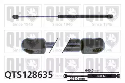 Газовая пружина, крышка багажник QUINTON HAZELL купить