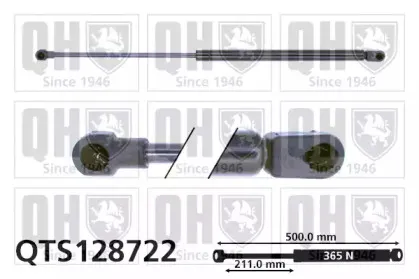 Газовая пружина, крышка багажник QUINTON HAZELL купить
