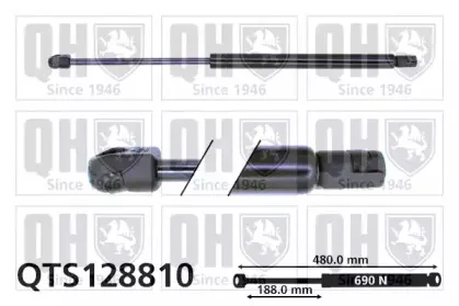Газовая пружина, крышка багажник QUINTON HAZELL купить