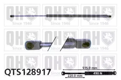 Газовая пружина, крышка багажник QUINTON HAZELL купить