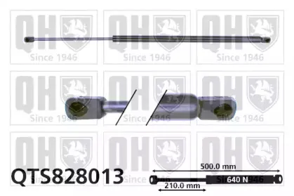 Газовая пружина, крышка багажник QUINTON HAZELL купить