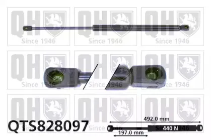Газовая пружина, крышка багажник QUINTON HAZELL купить