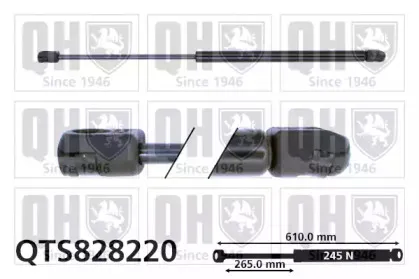 Газовая пружина, крышка багажник QUINTON HAZELL купить