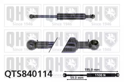 Газовая пружина, капот QUINTON HAZELL купить