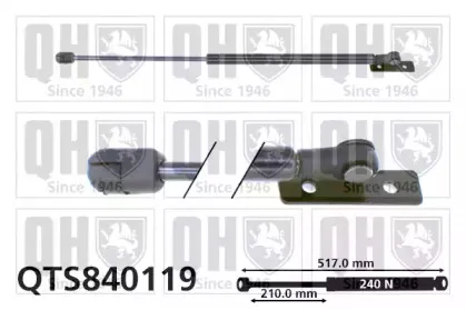 Газовая пружина, капот QUINTON HAZELL купить