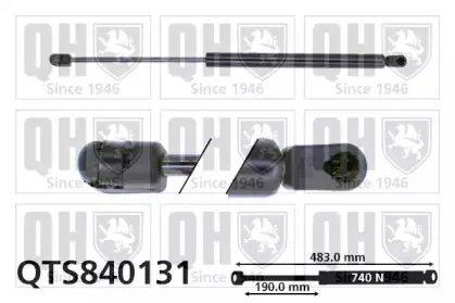 Газовая пружина, крышка багажник QUINTON HAZELL купить