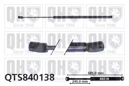 Газовая пружина, крышка багажник QUINTON HAZELL купить