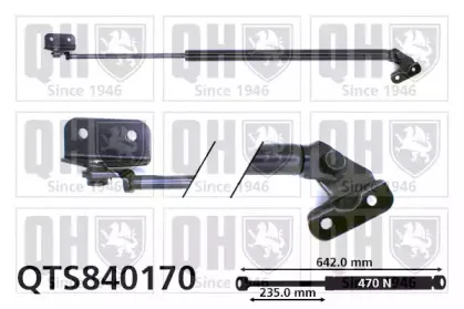 Газовая пружина, крышка багажник QUINTON HAZELL купить